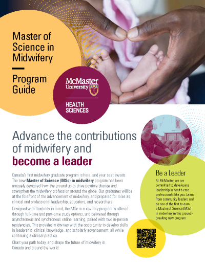 Cover of MSc in Midwifery Program Guide